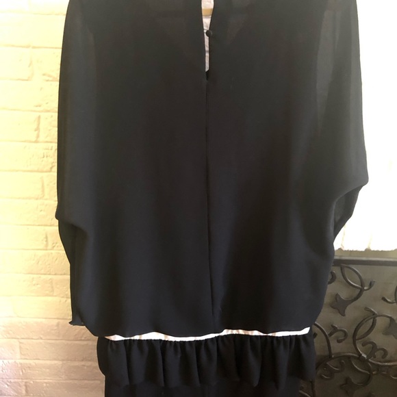 Vintage 1980s drop waist sz 10 tunic dress, Neiman Marcus - Picture 3 of 4